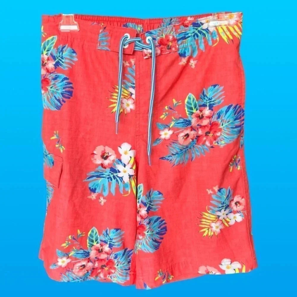 Tropical Board shorts / Swim Trunks - Size Small (28/30) - Picture 3 of 11